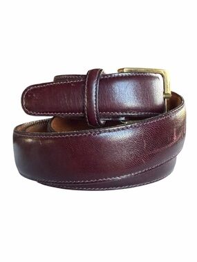 Vintage Trafalgar for Corinna Cognac Brown Leather Unisex Belt Timeless Classic